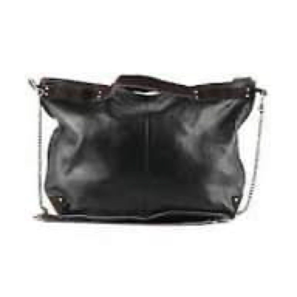 Jo Black Genuine Leather Satchel